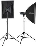 Walimex pro Emerger 400 Set Double Studioblitz Blitzger&auml;t Foto Blitz Blitzlicht