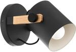 Eglo Spotleuchte Hornwood 1flammig Schwarz-Braun