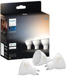 Philips Hue Leuchtmittel GU10 White Ambiance 400,m 4,2 W 3er Set