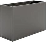 KGT Aluminium-Hochbeet 130 45er Tiefe Profilsystem Anthrazit-Grau 1,21 x 0,45m