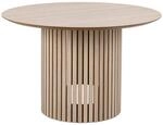 ebuy24 Linley Esstisch &Oslash;120cm Eichenfurnier