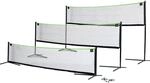 EXIT verstellbares Sportnetz 243x500cm - schwarz
