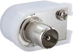 Schwaiger IEC Winkelstecker Wei&szlig;