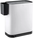 Svita MLT2X30 M&uuml;lleimer Treteimer 60l 2 F&auml;cher Mit Deckel Wei&szlig;