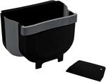 Wenko T&uuml;r-Abfalleimer Fago 5, Black Outdoor Kitchen Schwarz