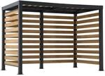 Sunjoy Pergola Marao Stahl 313 cm x 191 cm Schwarz