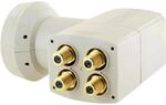 Schwaiger&reg; Sun Protect - Digitales Quad LNB, Hellgrau
