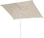 Svita Sonnenschirm 3x2m Balkonschirm Rechteckig Mit Sonnenschutz Matt Beige
