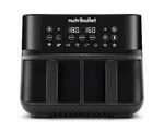 Nutribullet Hei&szlig;luftfritteuse Airfryer Twin Drawer NBA081B Schwarz Double...