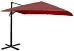 MCW Ampelschirm A96 3x3m Alu/Stahl Bordeaux ohne St&auml;nder