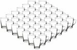 Van Well Kaffeebecher Teebecher Glasbecher 300 ml 48er Set