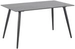 ebuy24 Wicklow Esstisch 80x140cm Schwarz