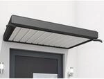 Gutta Rechteckvordach NM Aluminium Anthrazit 150 cm x 90 cm
