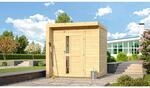 Weka Holz-Gartenhaus Designhaus 262 Flachdach Unbehandelt 215 cm