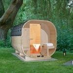 Home Deluxe Outdoor Sauna CUBE DELXUE L f&uuml;r bis zu 4 Personen