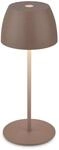 Brilo LED-Akku-Tischleuchte Serina Mini Umbrasand 20 cm x &Oslash; 8 cm