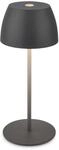 Brilo LED-Akku-Tischleuchte Serina Mini Anthrazit 20 cm x &Oslash; 8 cm