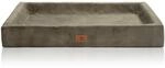 Knuffelwuff Hundebett Santiago Orthop&auml;disch Cord M-L 85 x 65cm Khaki