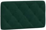vidaXL Kopfteil-Kissen Dunkelgr&uuml;n 80 cm Samt 374705