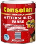 Consolan Wetterschutzfarbe Sommerblau Seidengl&auml;nzend 2,5,