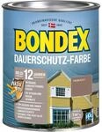 Bondex Dauerschutz-Farbe Treibholz Seidengl&auml;nzend 750 ml