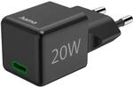 Hama Schnellladeger&auml;t Super-Mini-Charger USB-C PD 20 W Schwarz