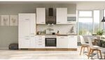 Flex-Well Exclusiv K&uuml;chenzeile Vintea 310 cm Magnolia matt - Lancelot Oak