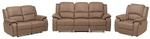 Vente-unique Couchgarnitur Mit Sessel Hernani Taupe 210 cm 158 cm 100 cm