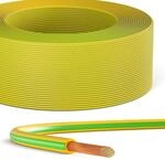 hb-digital 15m Verdrahtungsleitung 10mm2 H07V-K Erdungskabel 10mm&sup2; Flexibel f&uuml;r PV
