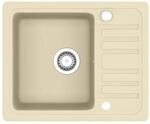 vidaXL Granitsp&uuml;le Einzelbecken Beige 144860