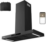 CIARRA Dunstabzugshaube A+++ 650 m&sup3;/h 90 cm WIFI-APP Touch Control VMB9102P