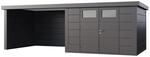 Ger&auml;tehaus Classico 3030 mit Lounge L Links 642 cm x 238 cm Anthrazit