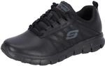 Skechers Arbeitsschuhe Erath Sure Track Damen OB Gr. 39,5 Schwarz