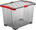 Rotho Box Evo Total mit R&auml;dern 65, Rot