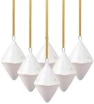 like. by Villeroy & Boch Winter Glow Ornament Doppelkegel 6er Set