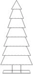 vidaXL Metall-Weihnachtsbaum zum Dekorieren Schwarz 210 cm 4018953