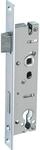 Abus Rohrrahment&uuml;r-Einsteckschloss Profilzyl. DIN L /DIN R Silber Dornm. 30 mm