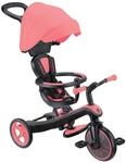 Globber Explorer Trike 4in1 Kinderwagen Dreirad und Laufrad 10/8,5 Zoll TPR-Sitz