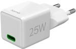Hama Schnellladeger&auml;t Super-Mini-Charger USB-C PD 25 W Wei&szlig;