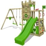 Fatmoose Spielturm BoldBaron mit Rutsche Apfelgr&uuml;n