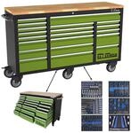 TRUTZHOLM Werkstattwagen Deluxe XXL 254 Teile 161x92,5 cm 20 Schubladen