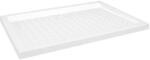 vidaXL Duschwanne Anti-Rutsch Wei&szlig; 70x100x4 cm ABS 148899