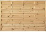 T & J Sichtschutzzaun Maxi-Massiv Gr&uuml;n 180 x 120 cm