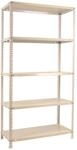PROREGAL Schraubregal Panda HxBxT 180 x 90 x 30 cm Fachlast 100 kg Wei&szlig;