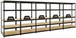PROREGAL Mega Deal 5x Schwerlastregal Tiger HxBxT 180 x 90 x 45 cm Fachlast 265...