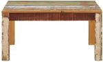 vidaXL Couchtisch 80x80x40 cm Altholz Massiv