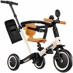 KIDIZ Laufrad Dreirad 6in1 Bis 25 kg mit Sicherheitsb&uuml;gel Beige