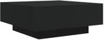 vidaXL Couchtisch Schwarz 80x80x31 cm Holzwerkstoff