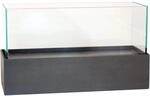 Vivanno Tischwindlicht Candelito 50 cm x 20 cm x 29 cm Anthrazit