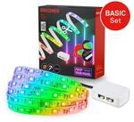 Briloner LED Band Pimp your Panel Starter-Set Fernbedienung Dimmbar RGB+W 2,6 m
